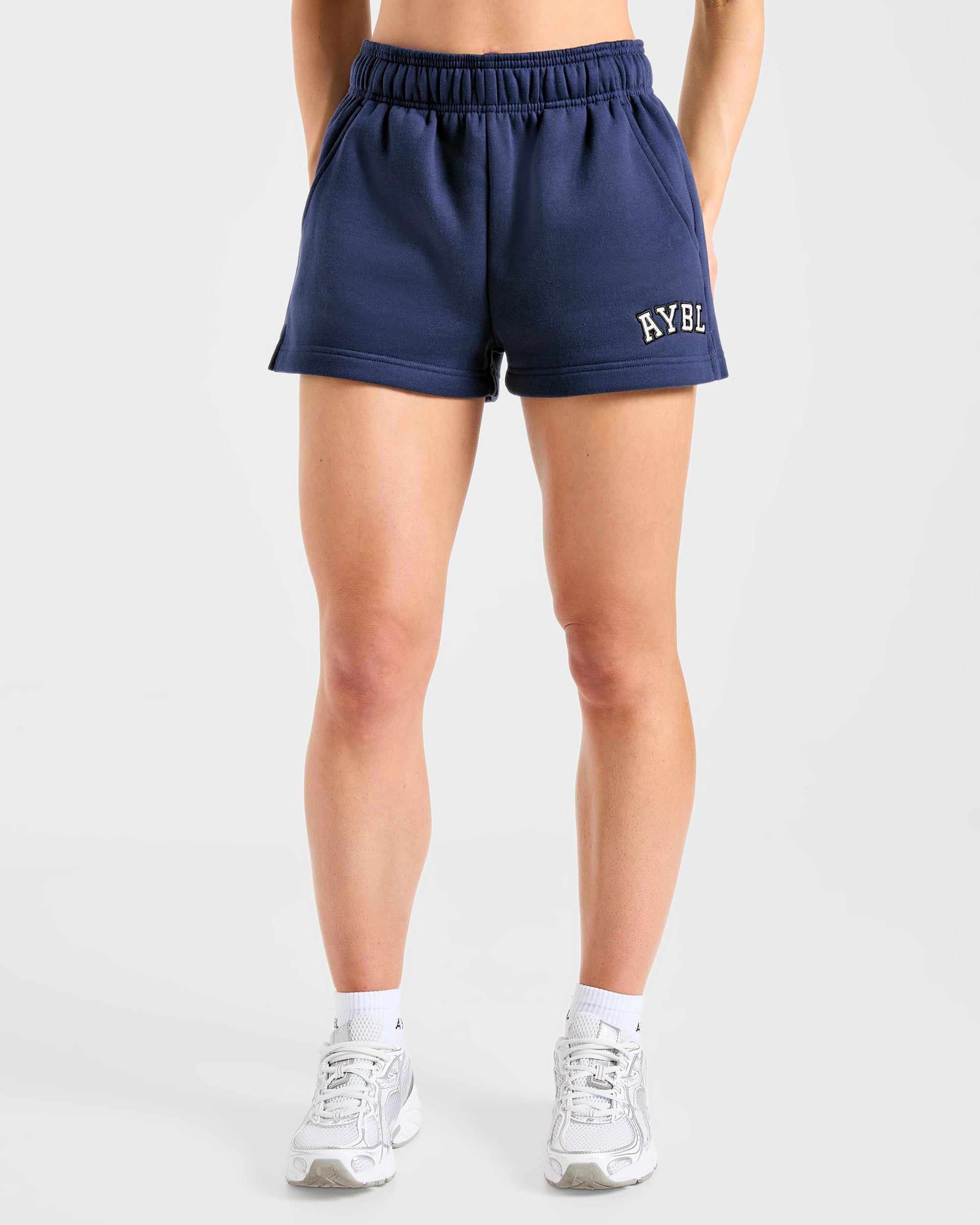Pantalones Cortos Oversized Varsity 2.0 - Azul Marino