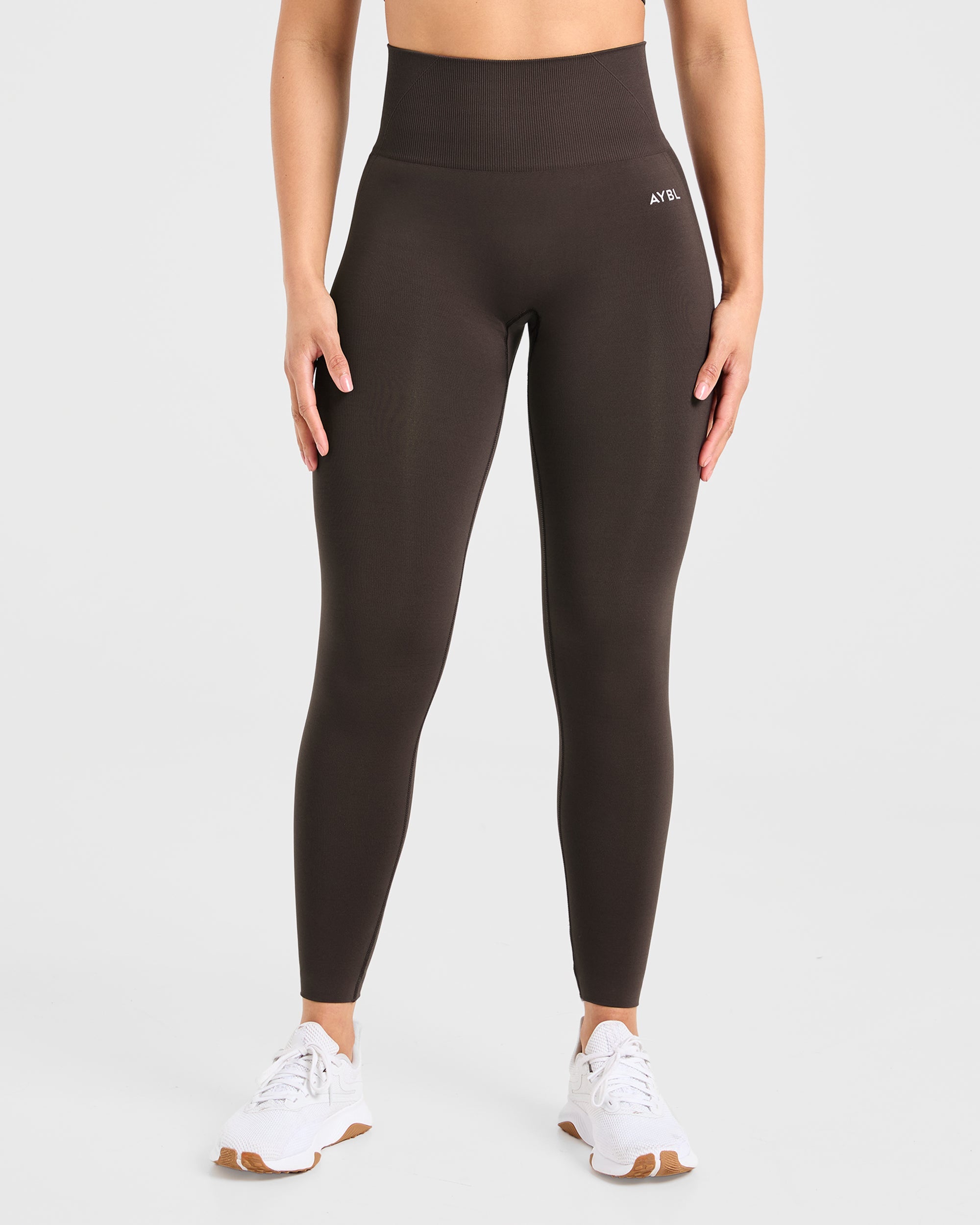Empower Leggings Sin Costuras - Marrón Cacao