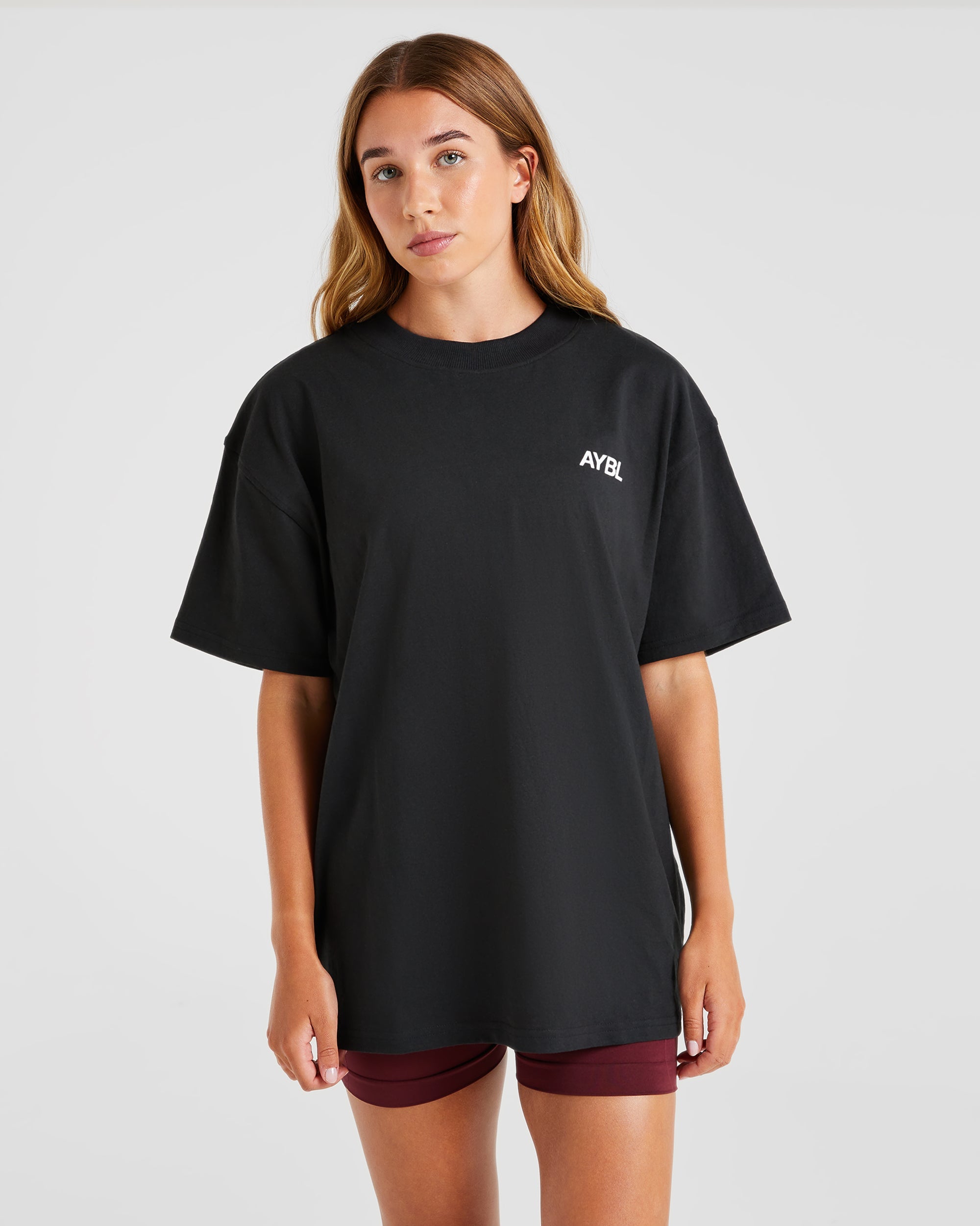Camiseta Oversized del Club Deportivo AYBL - Negro