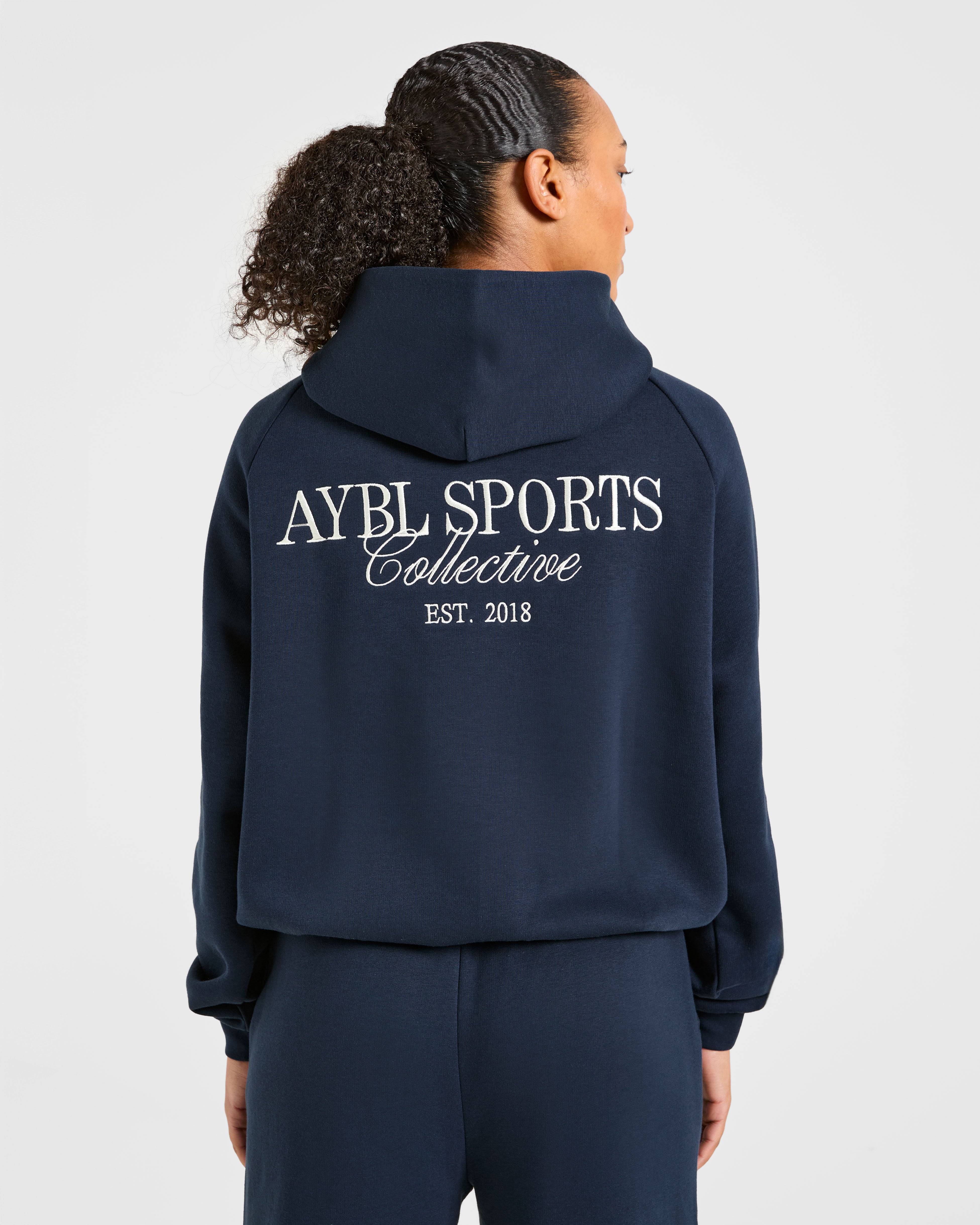 Sudadera Oversized Sports Collective - Azul Marino