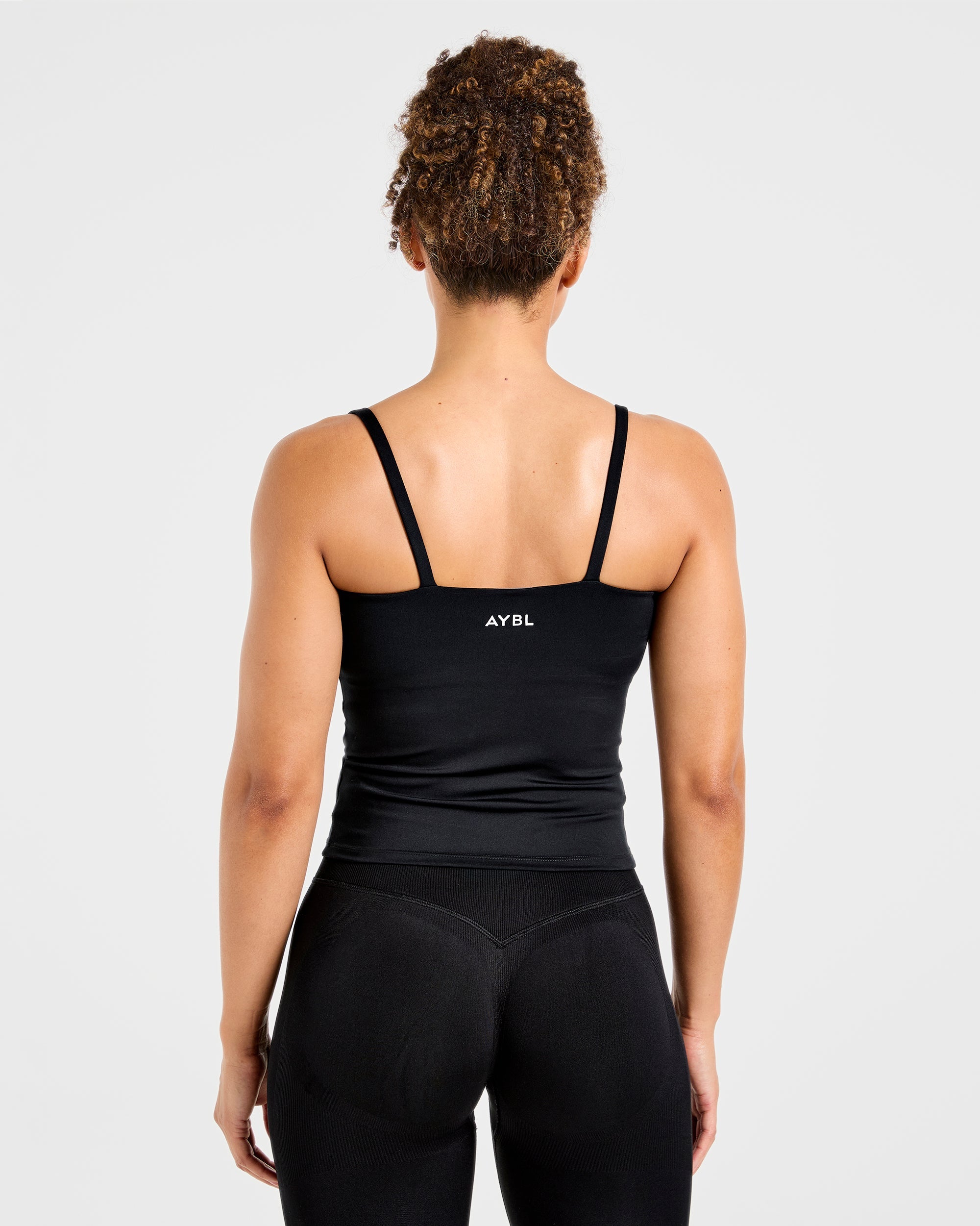 Top de tirantes esenciales - Negro