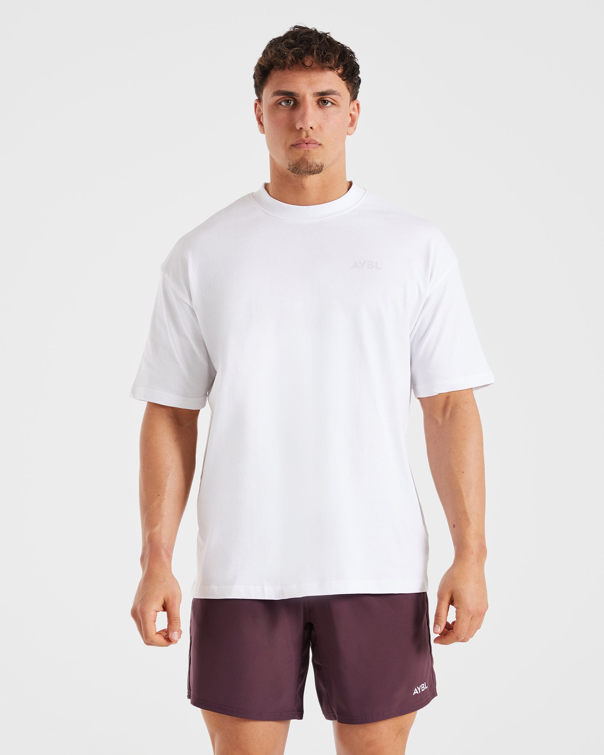 Camiseta Oversized Esencial - Blanco