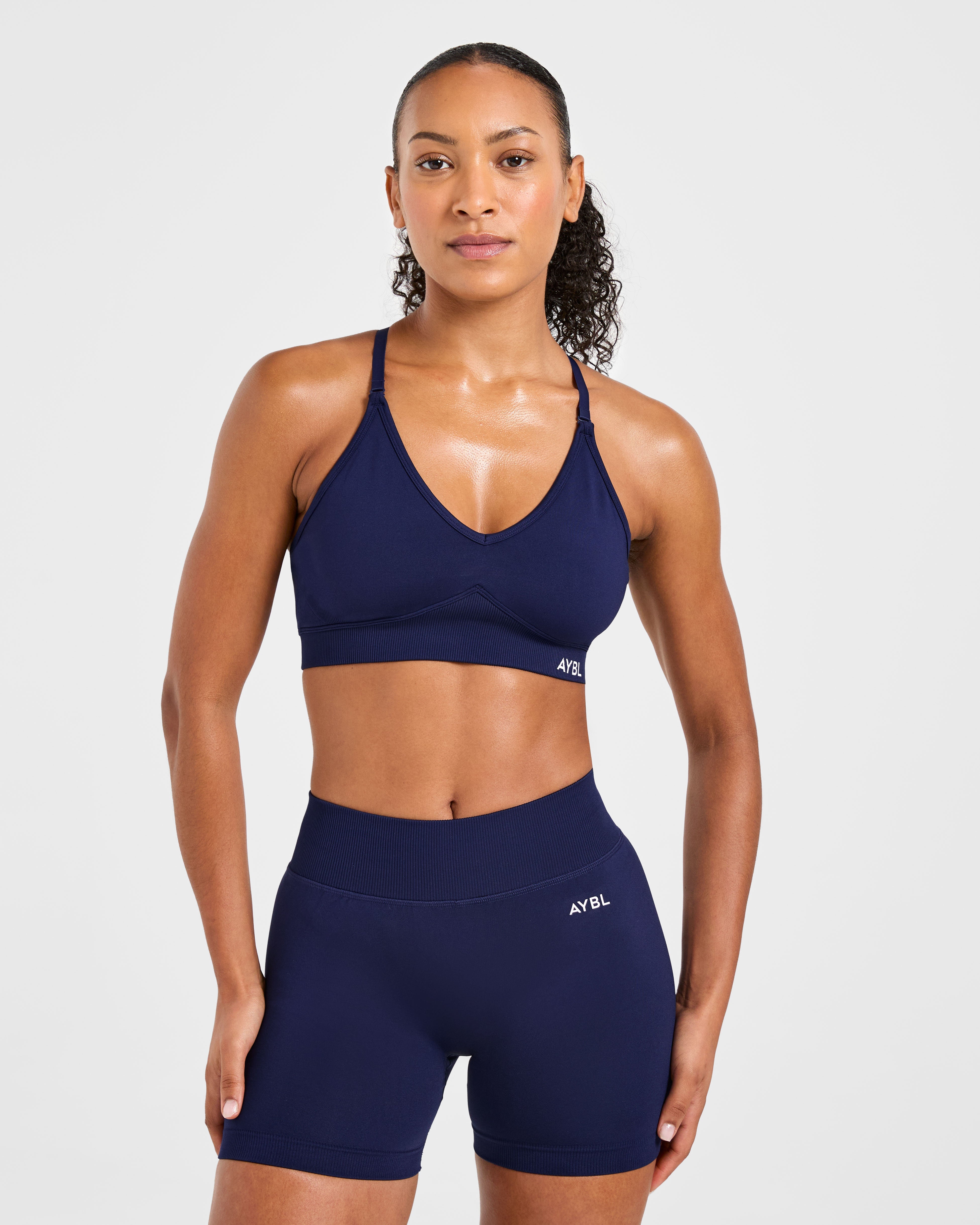 Adapt Sports Bra Sin Costuras - Azul Marino
