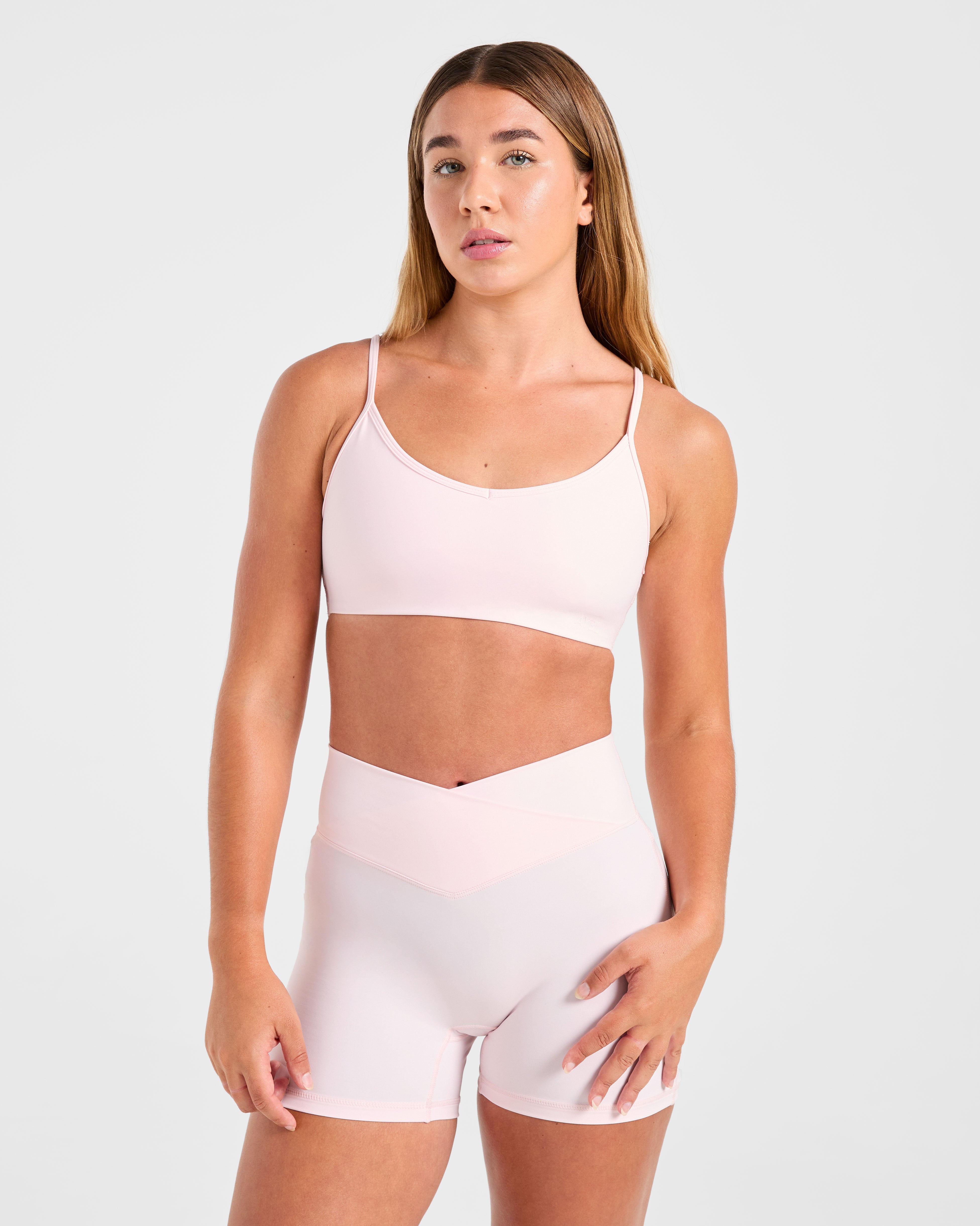 Sculpt Wrap Sports Bra - Rosa Hielo