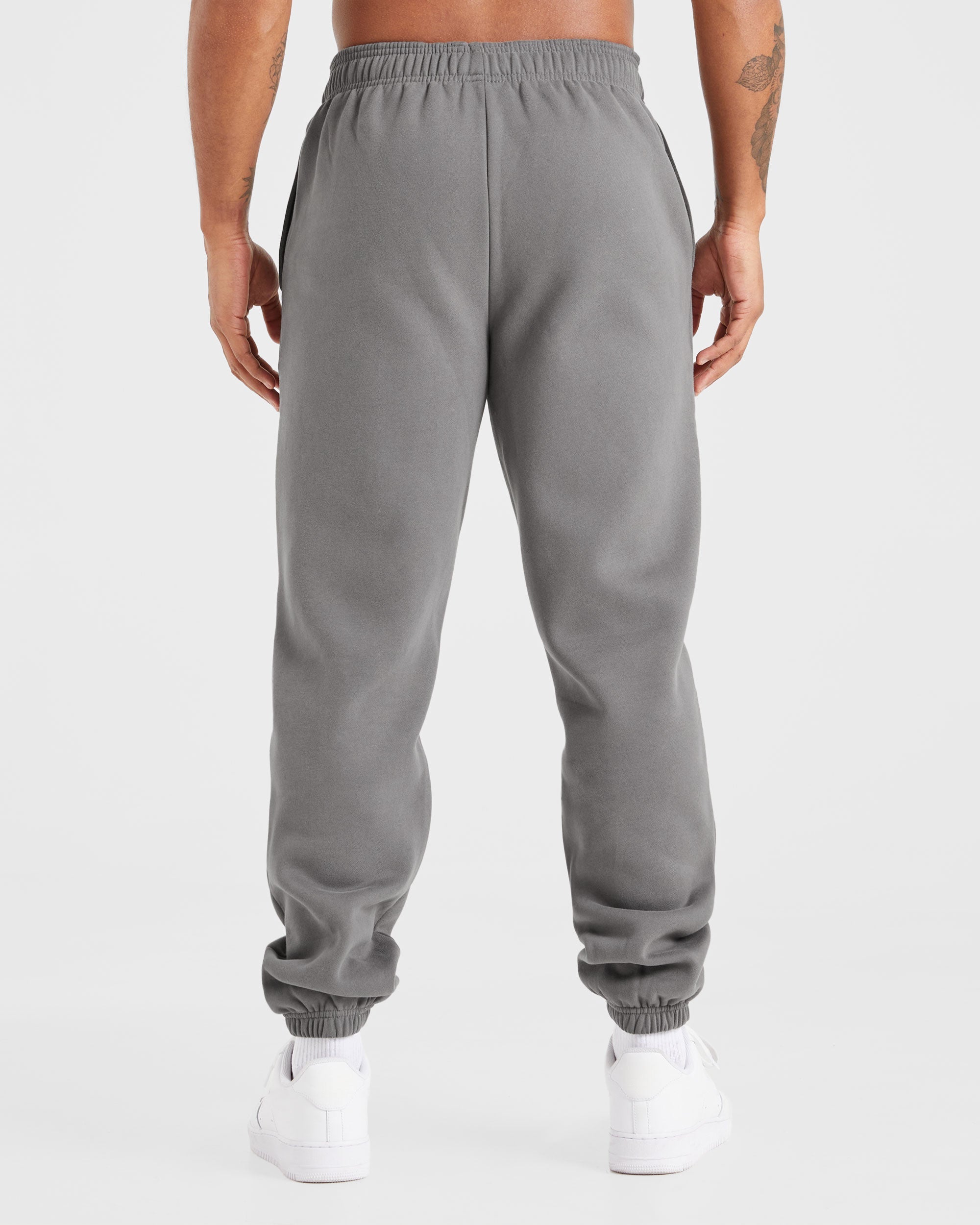 Pantalones Jogger Estampados - Gris Acero