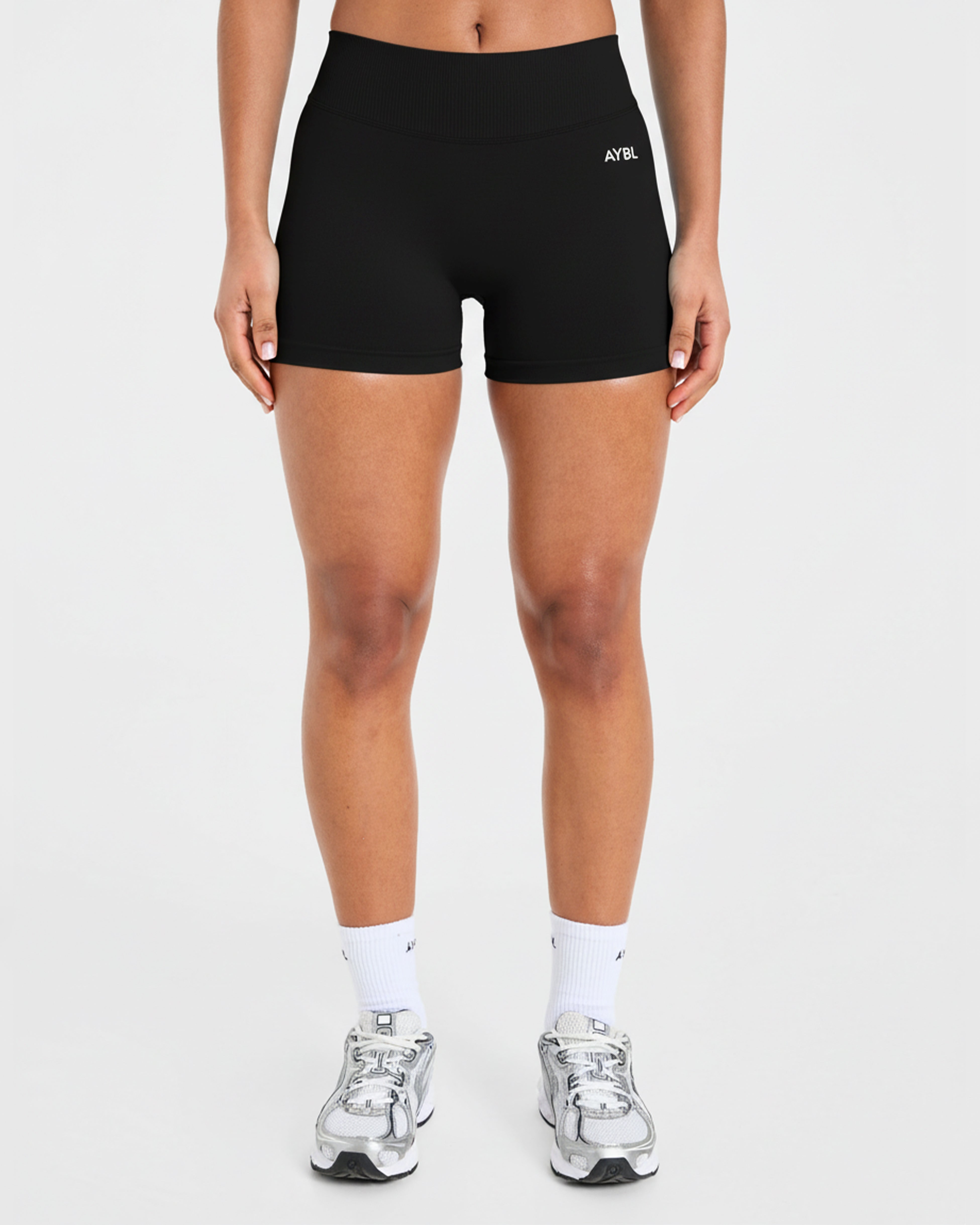 Mejora tus shorts sin costuras | 3,5" - Negro