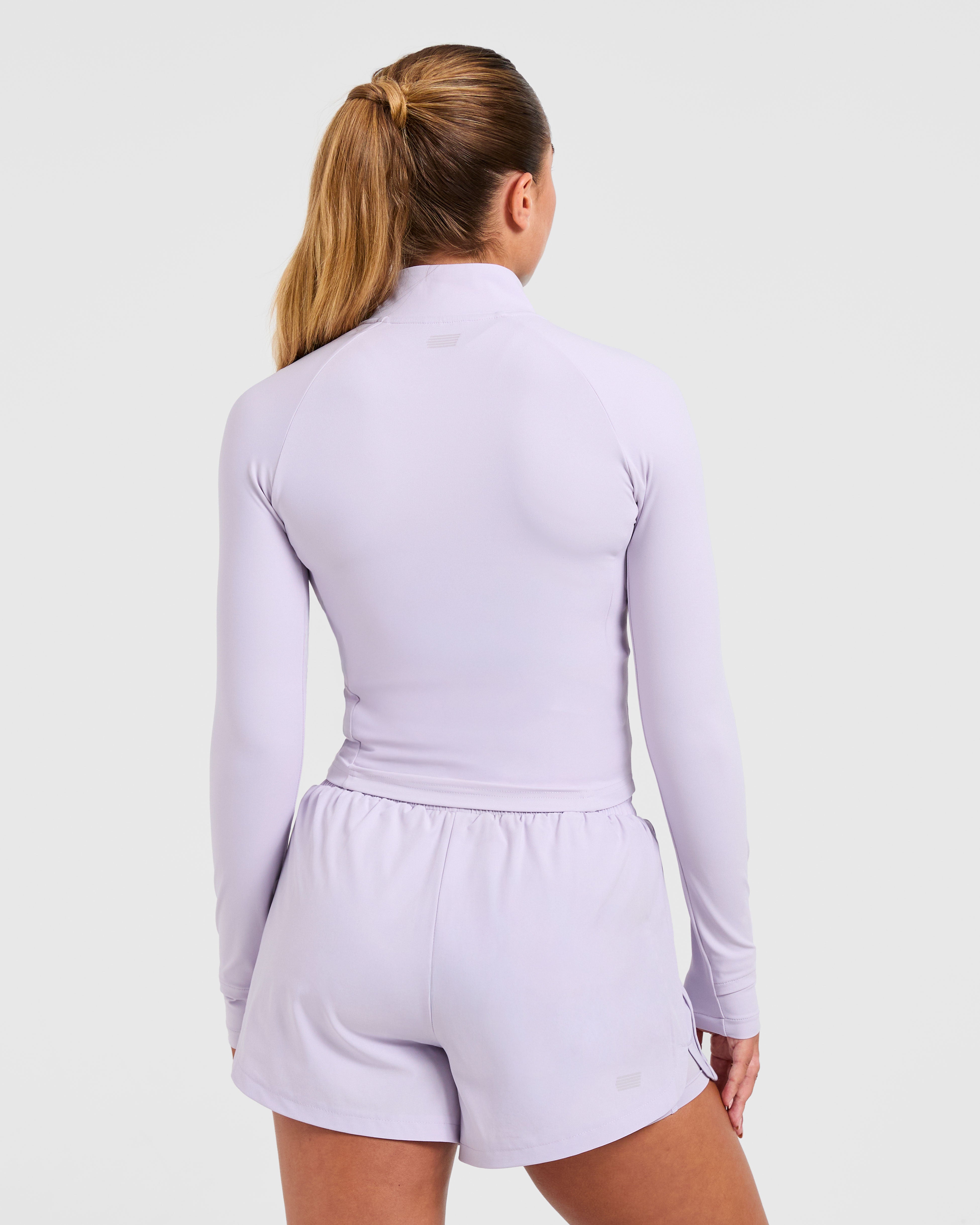 Chaqueta Running con Cremallera - Lilac Hielo