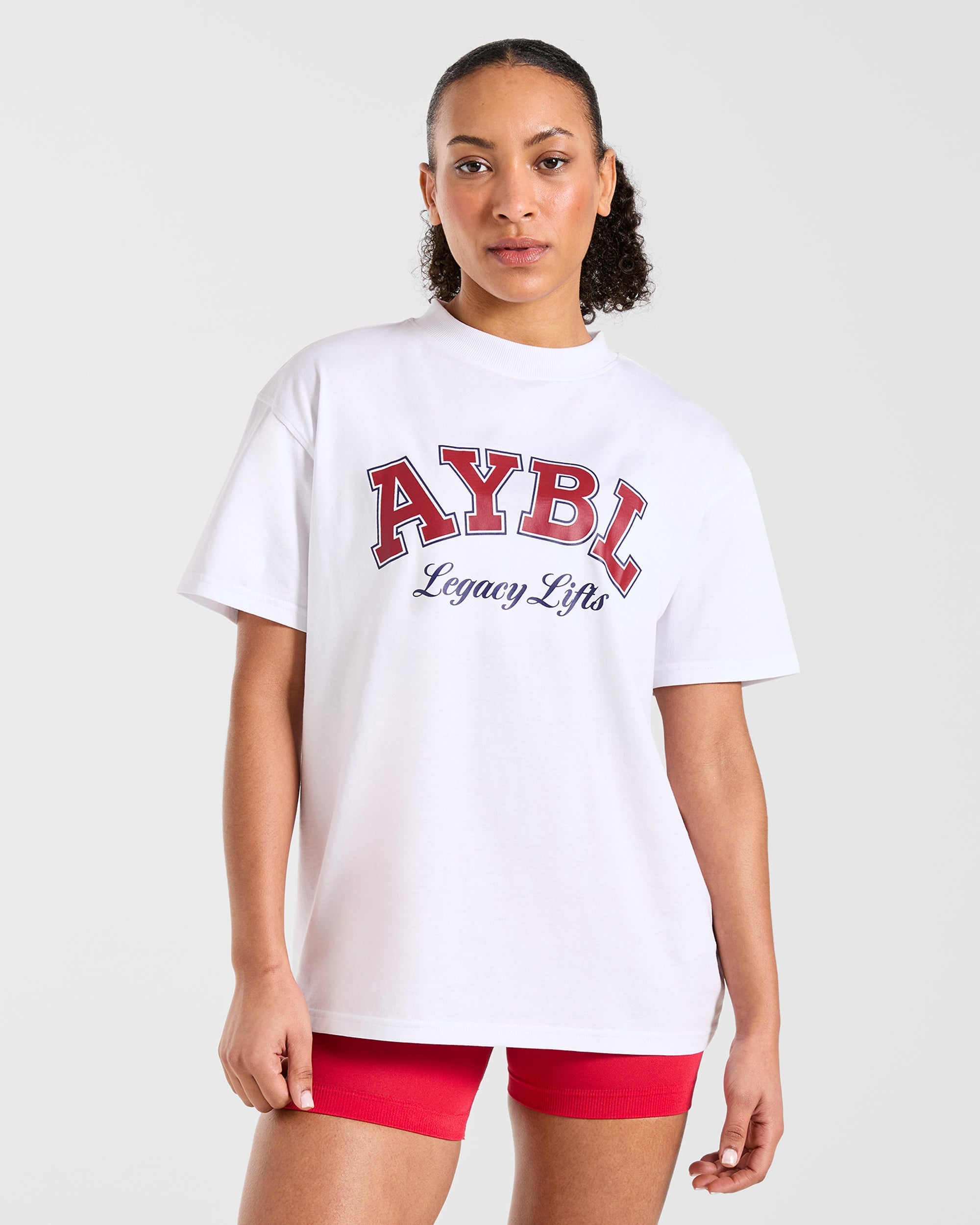 Camiseta Oversized Legacy Lifts - Blanco
