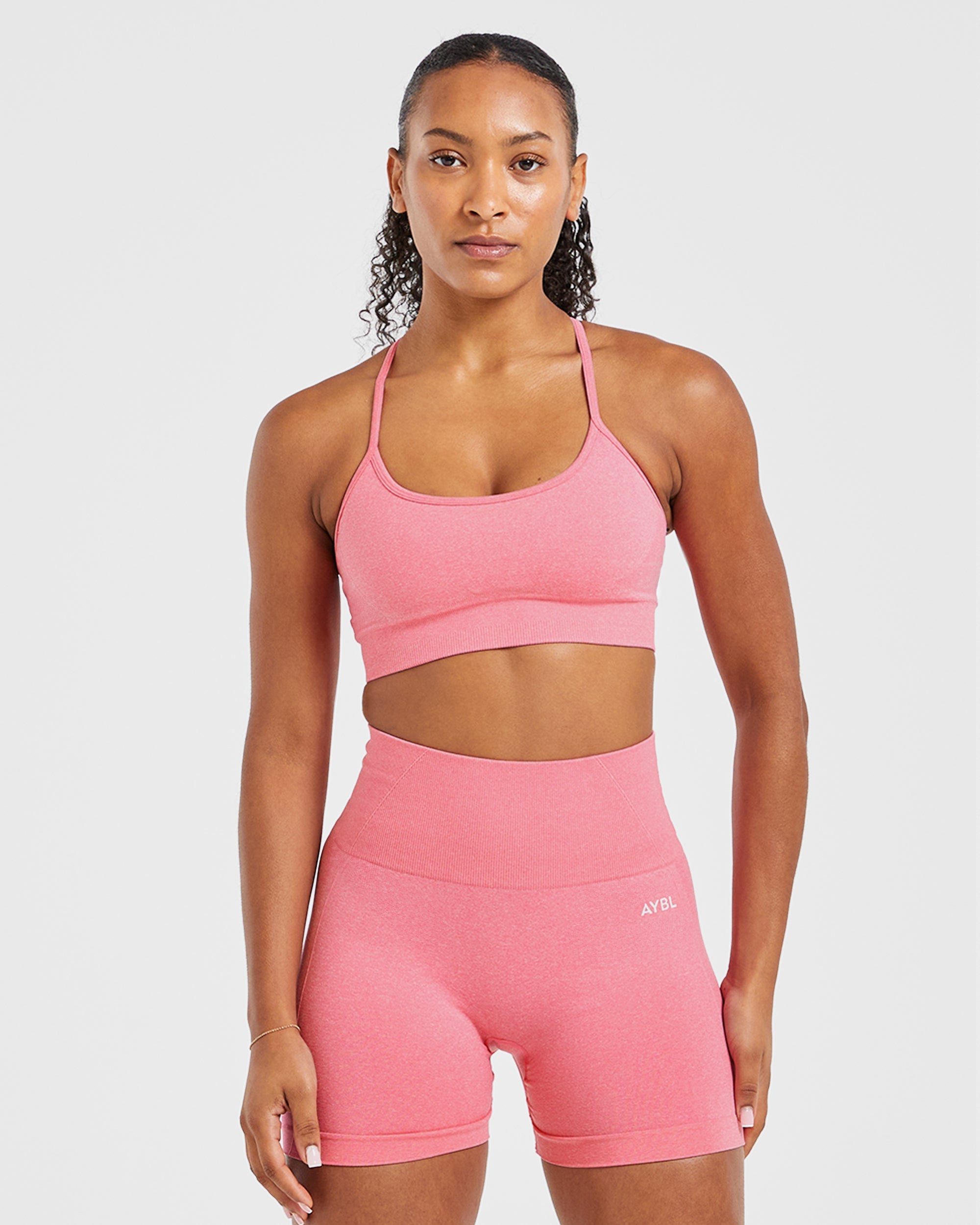 Empower Sports Bra Sin Costuras - Rosa Marl