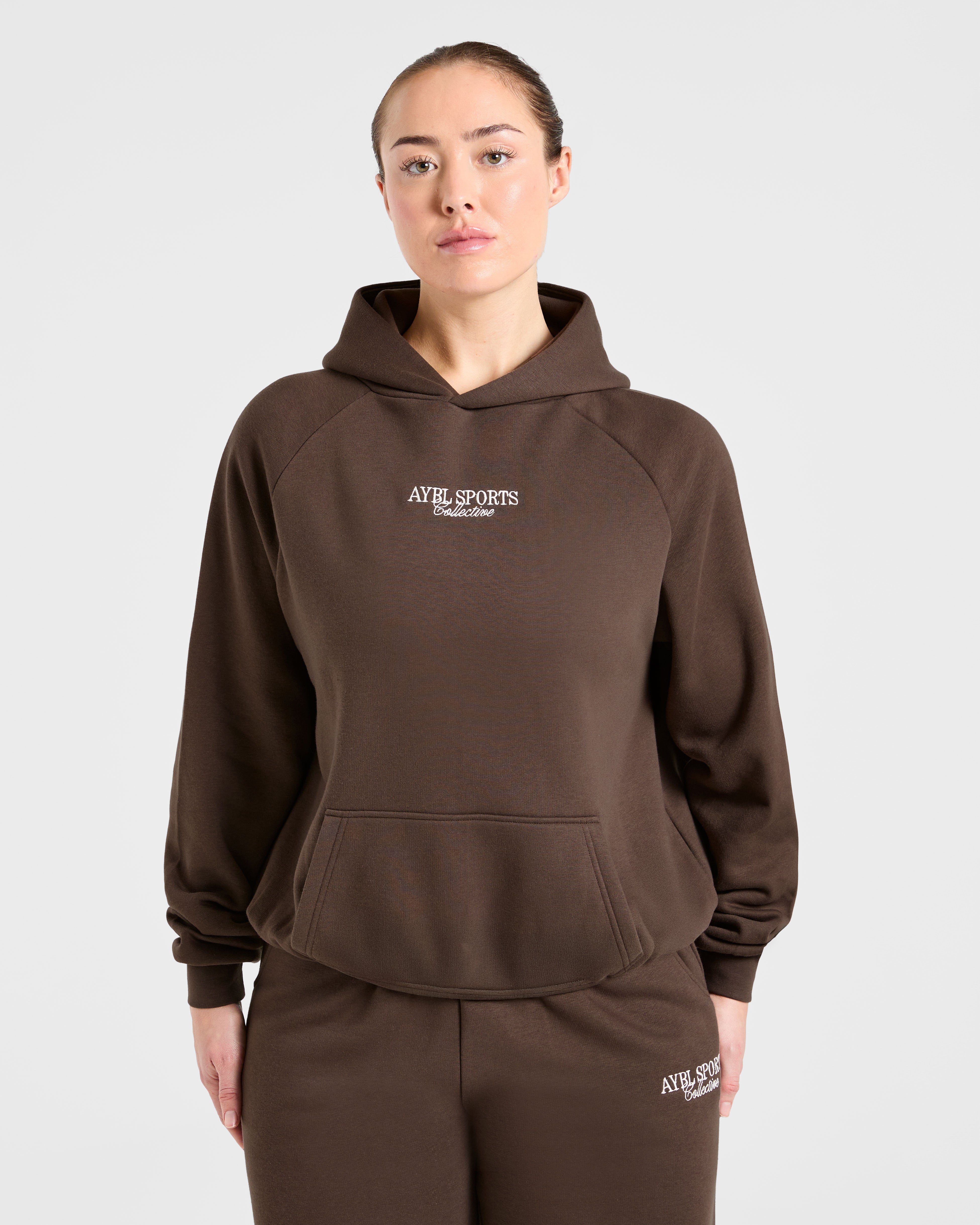 Sudadera Oversized de Sports Collective - Marrón