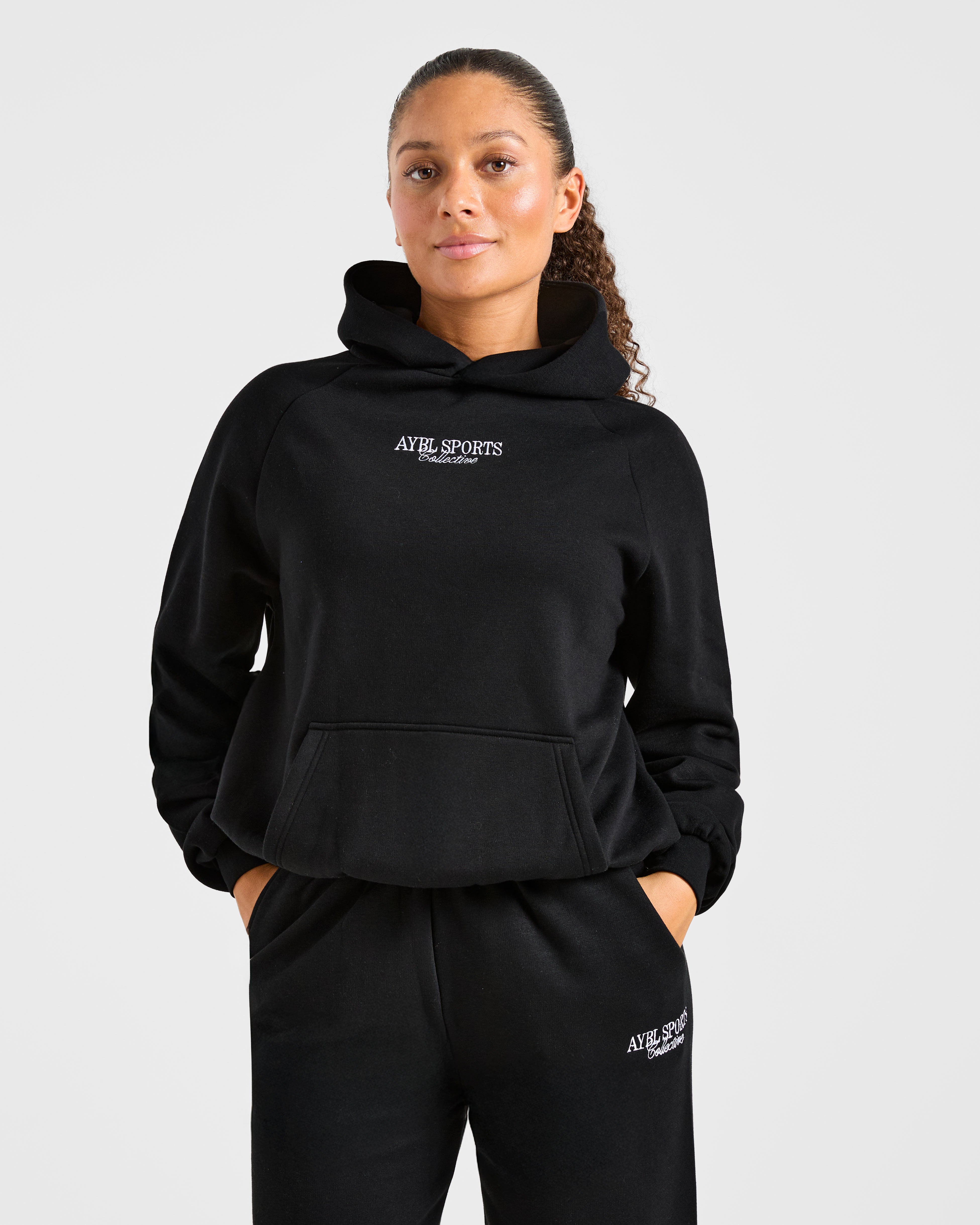 Sudadera Oversized Sports Collective - Negro