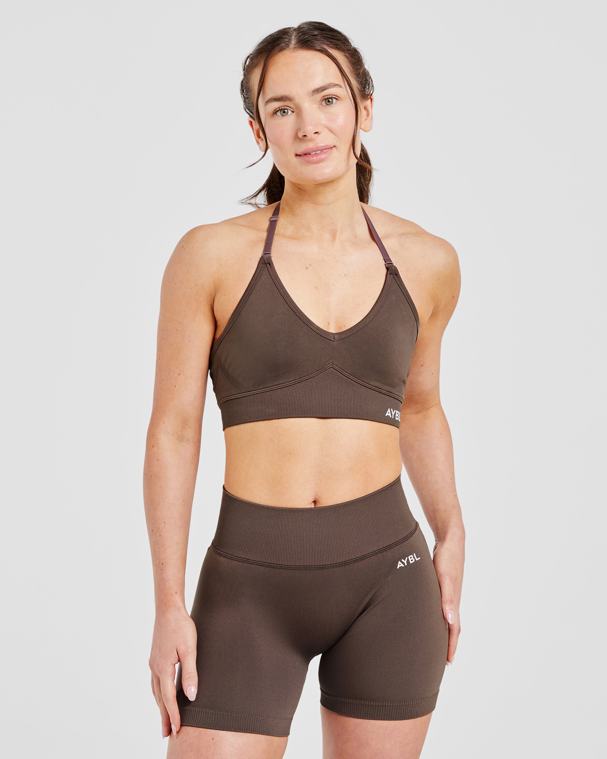 Adapt Sports Bra Sin Costuras - Marrón