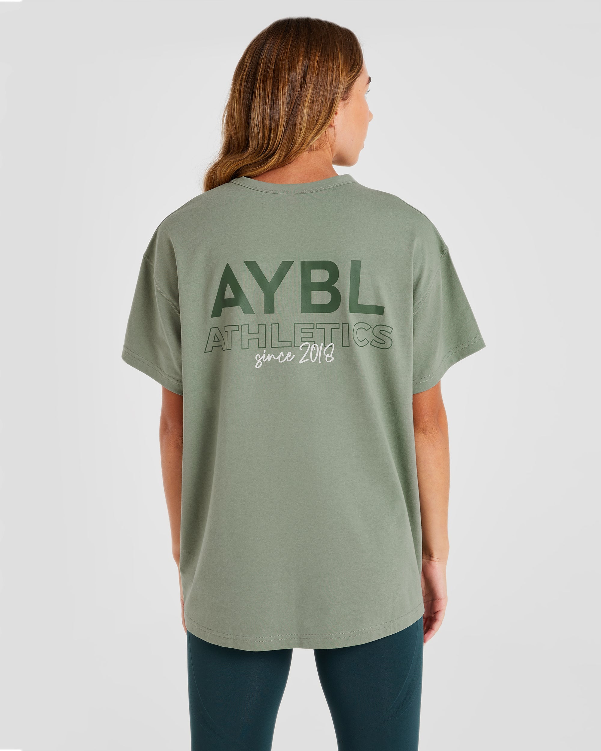 Camiseta Oversized de AYBL Athletics - Verde