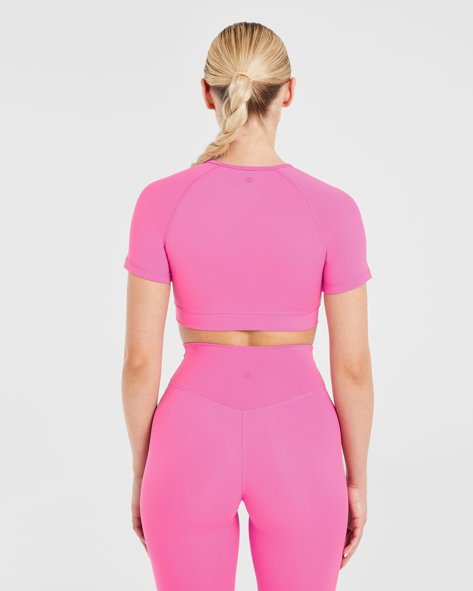 Crop Top Básico - Rosa de Verano
