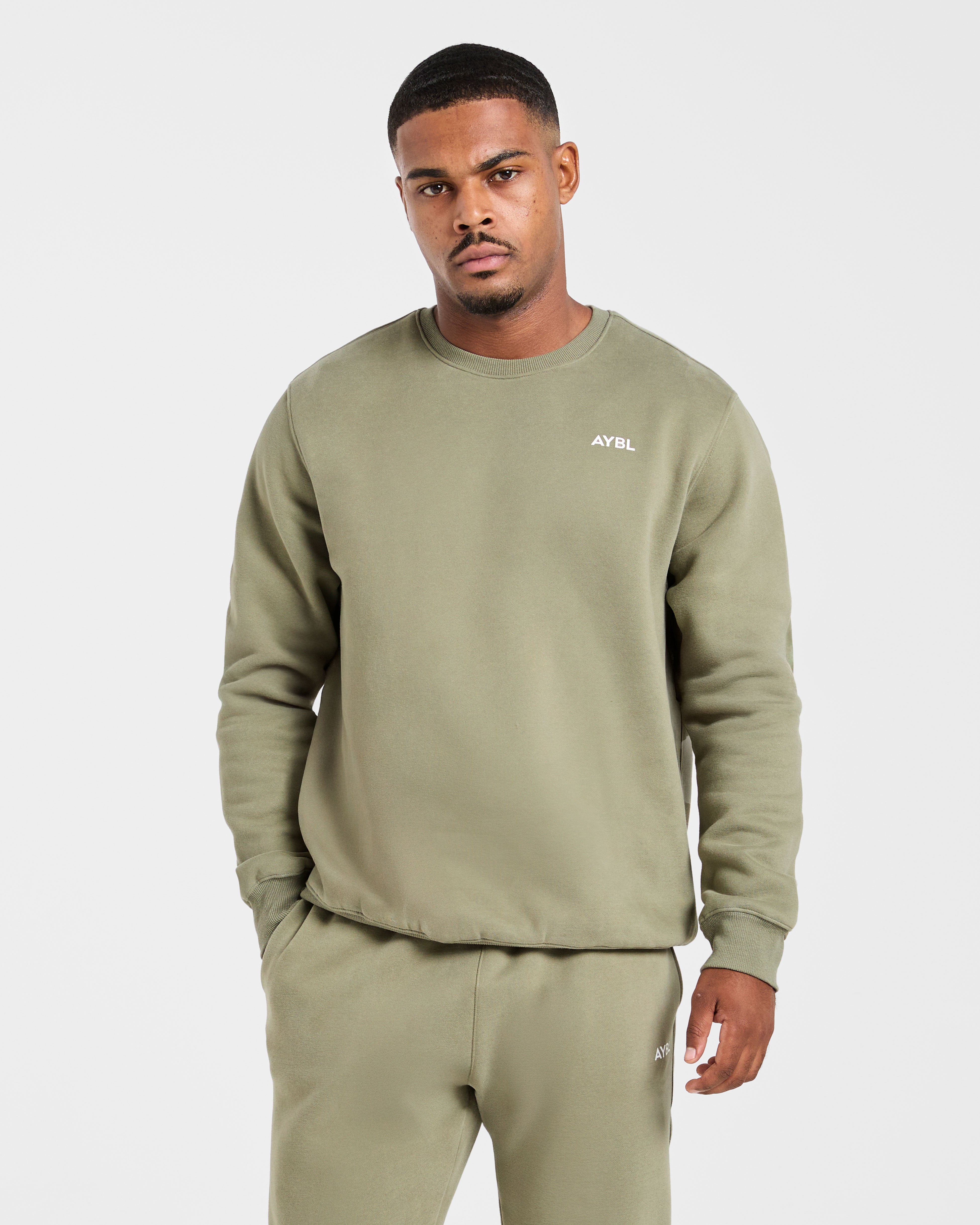 Sweater Esencial - Olivo Desierto