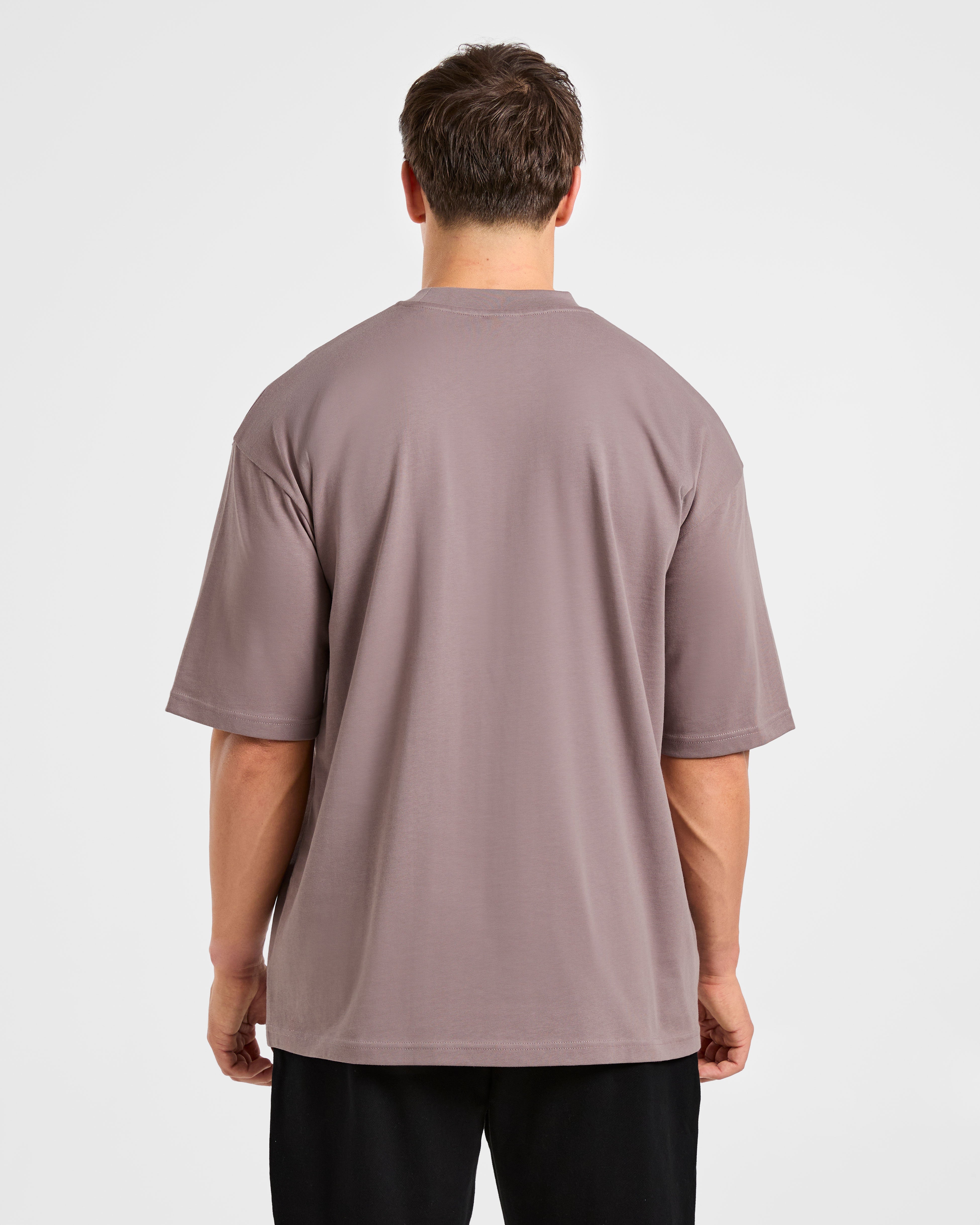 Camiseta Oversized Craft - Plum Apagado