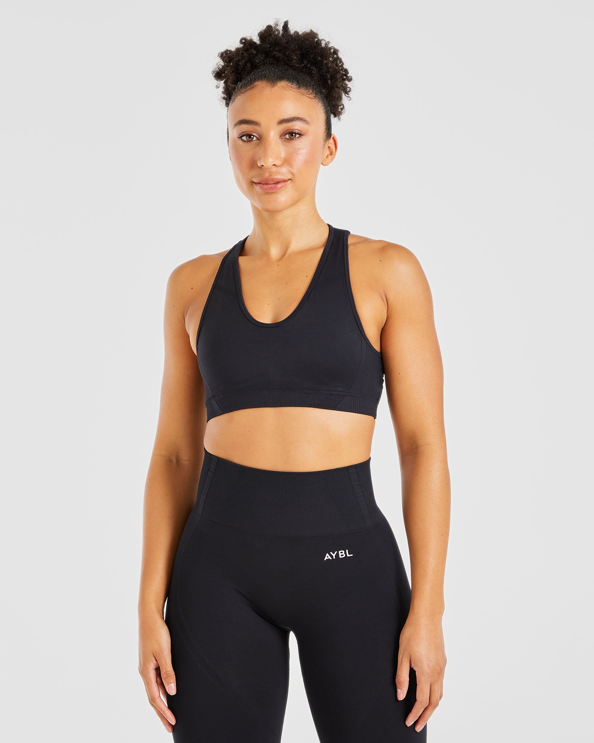 Balance V3 Sports Bra Sin Costuras - Negro