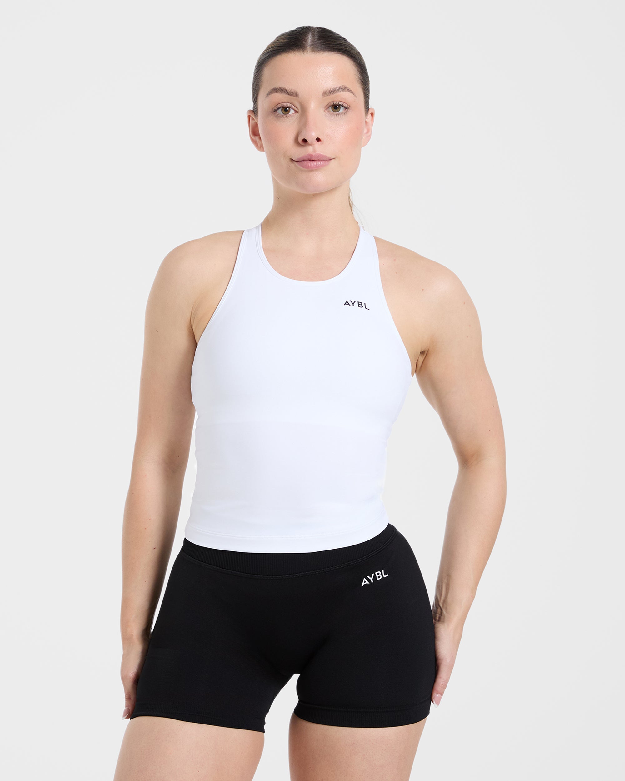 Top Básico de Espalda Abierta - Blanco