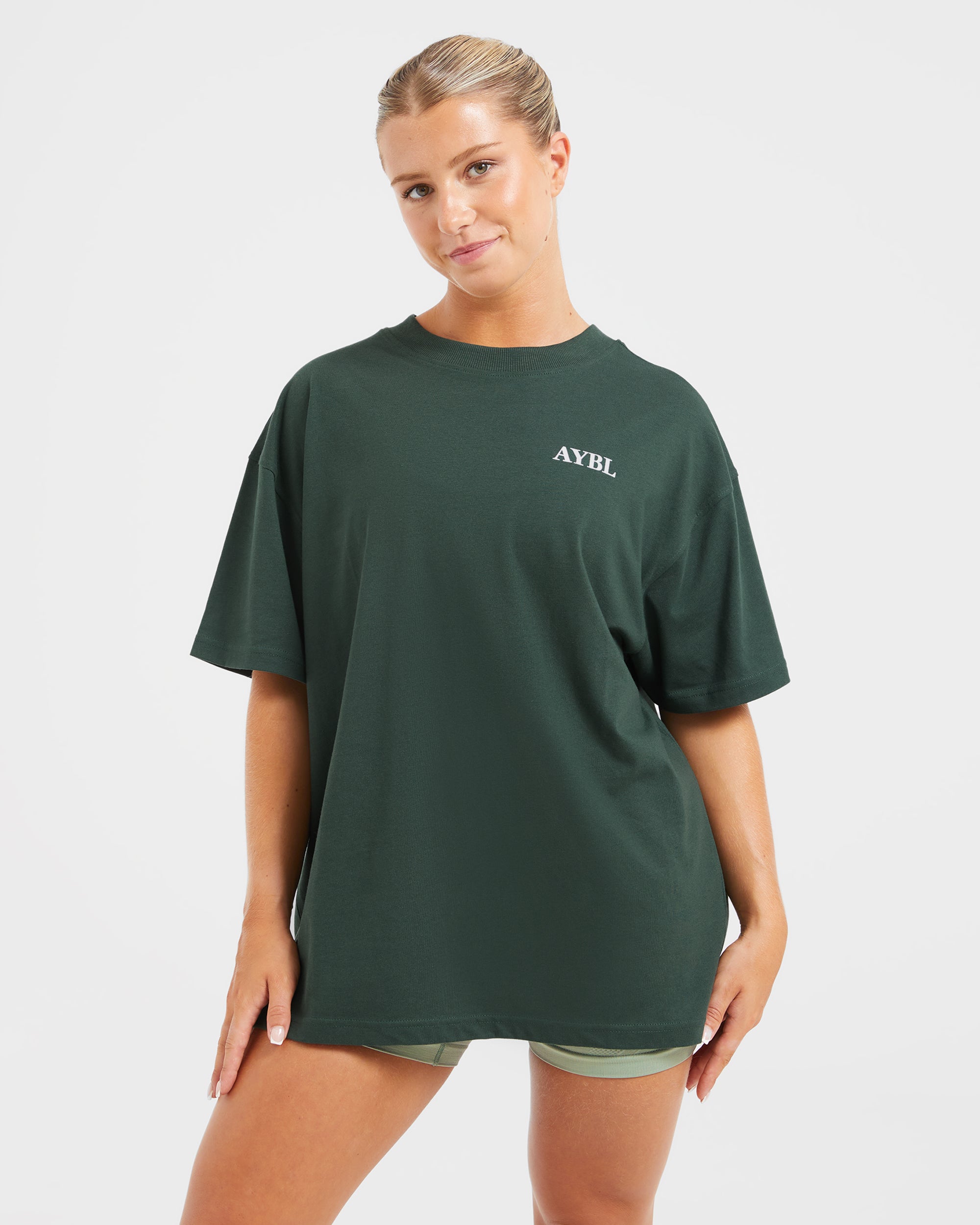 Camiseta Oversized Do It For You - Verde Bosque