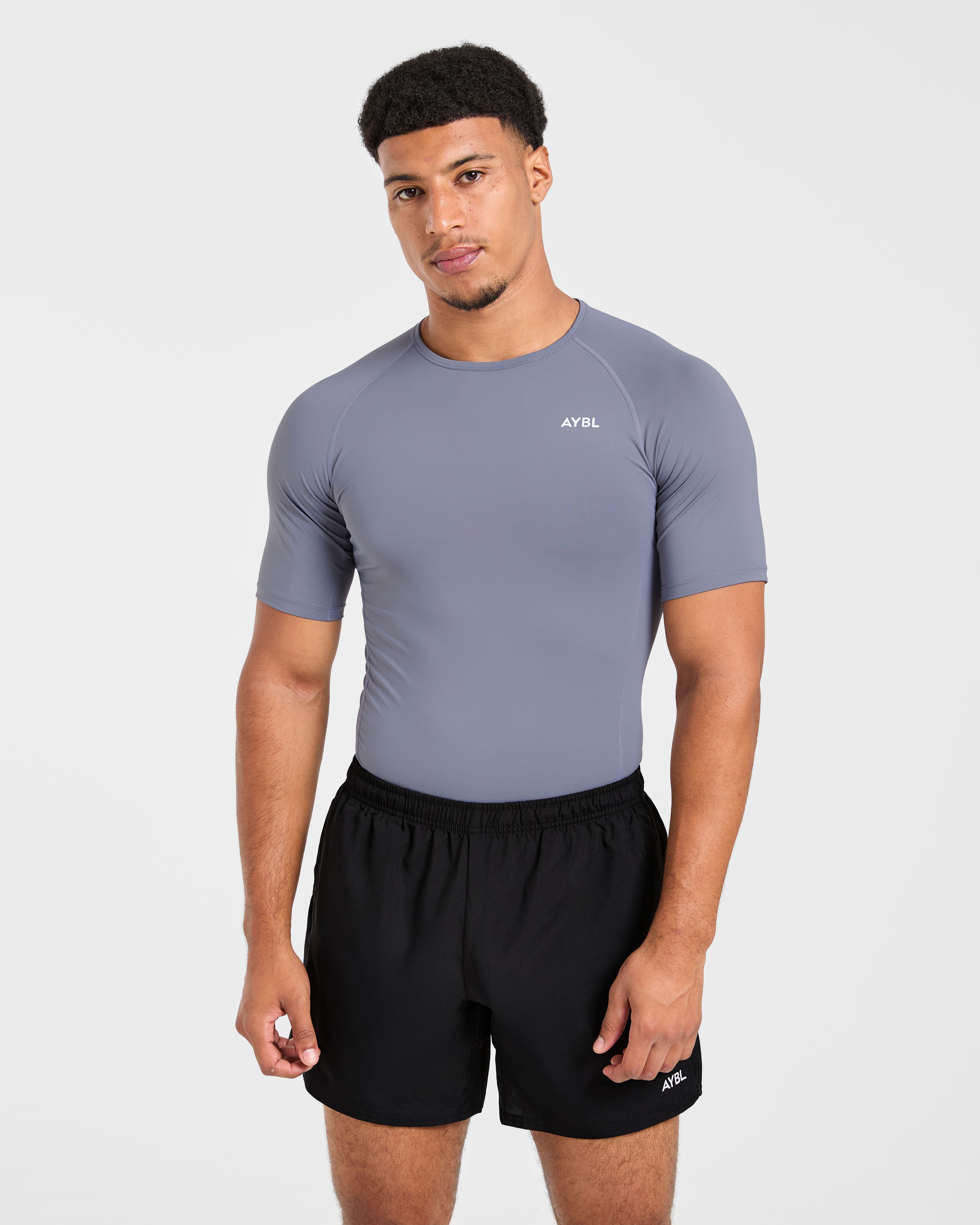 Camiseta de Compresión - Gris Plata