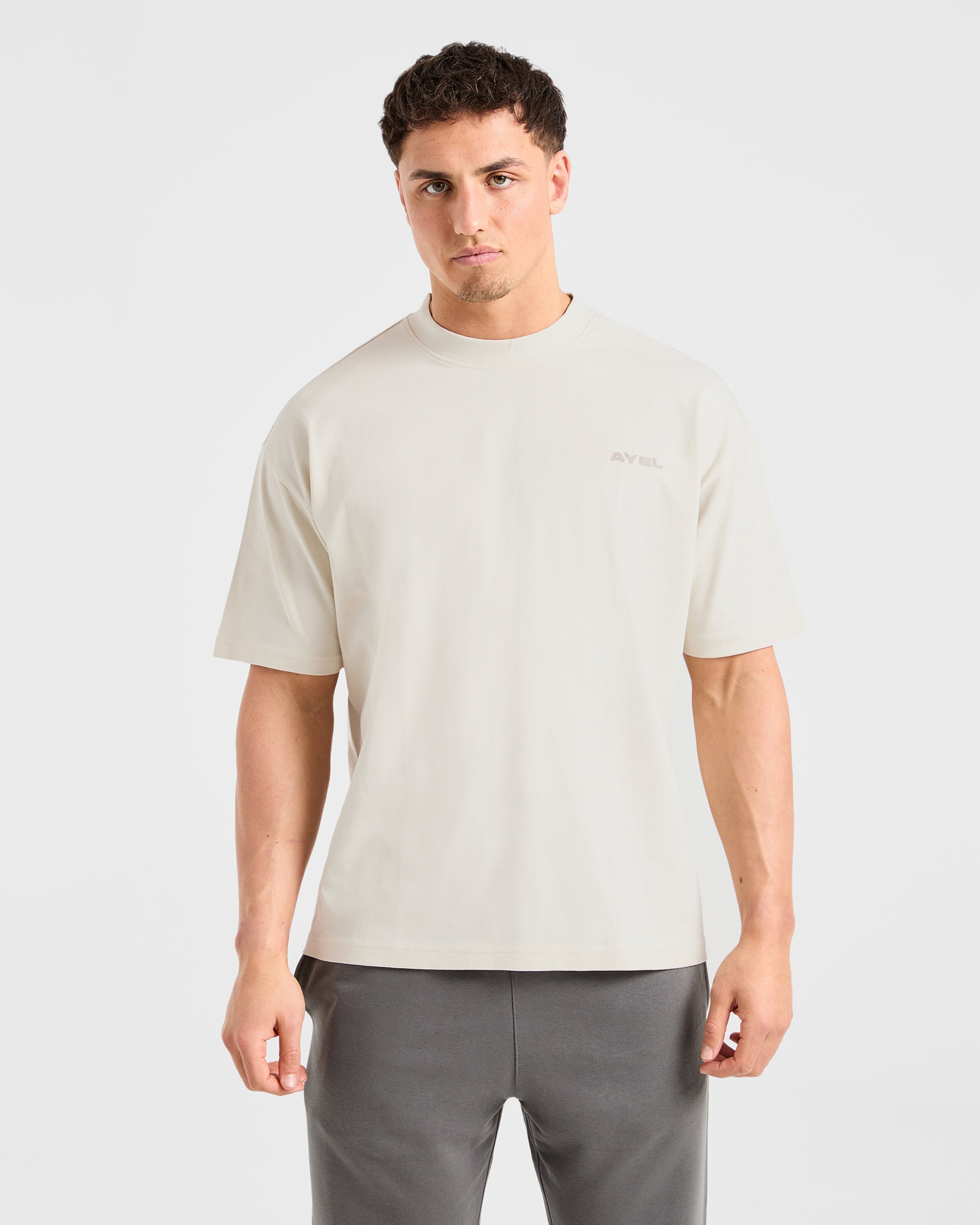 Camiseta Oversized Blur - Blanco Roto