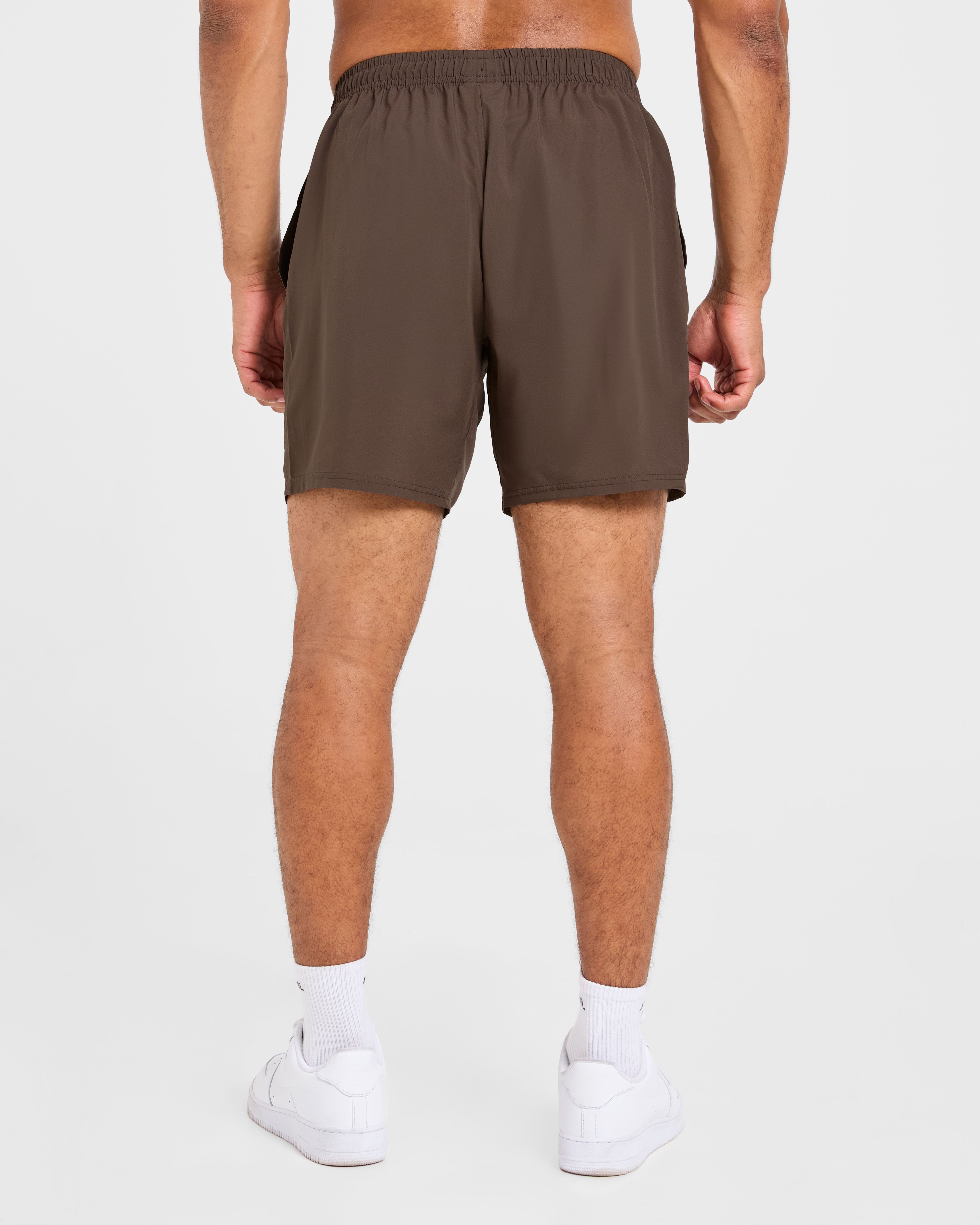 Pantalones Cortos Core de 7" - Marrón Oscuro