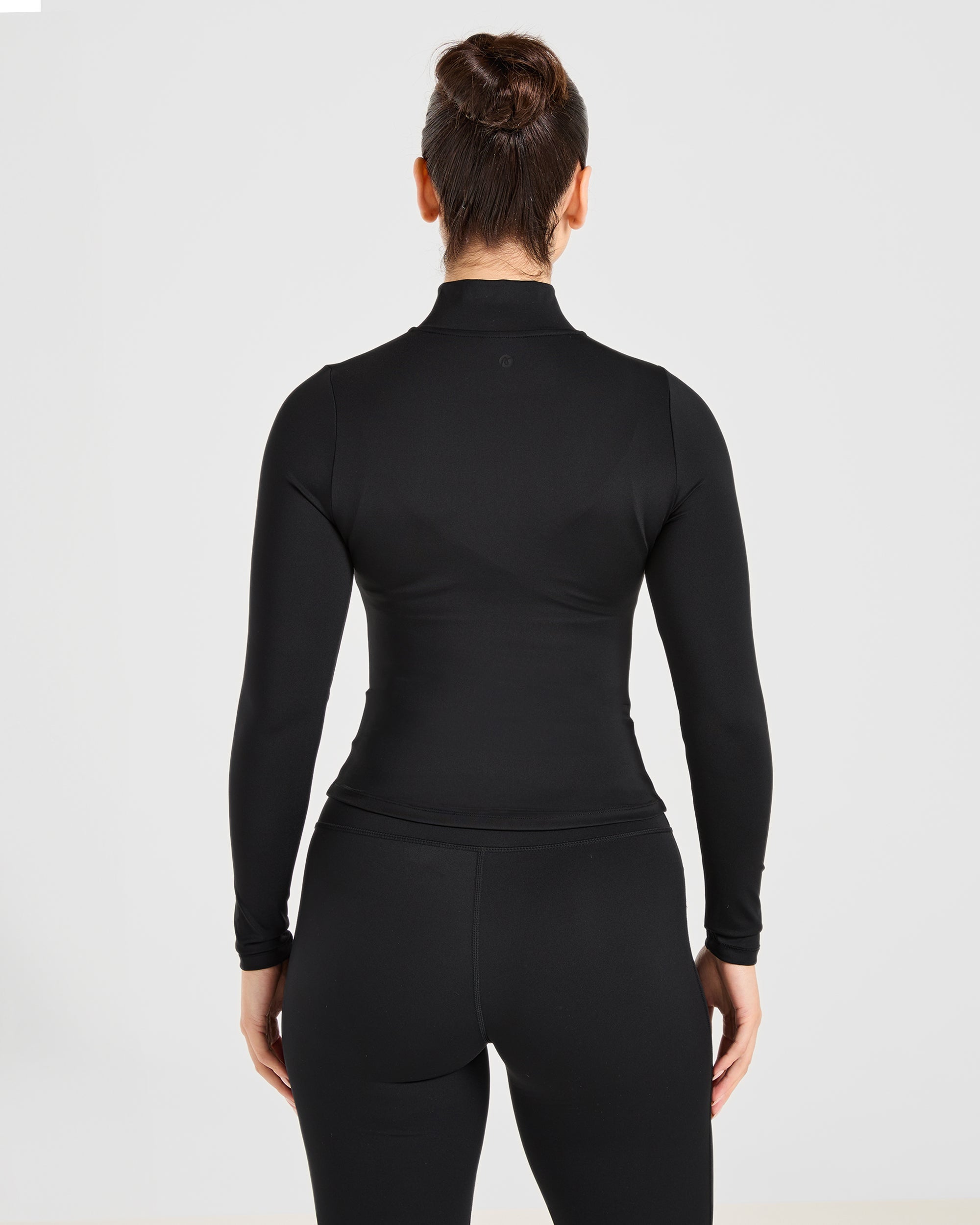 Chaqueta con Cremallera Sculpt - Negro