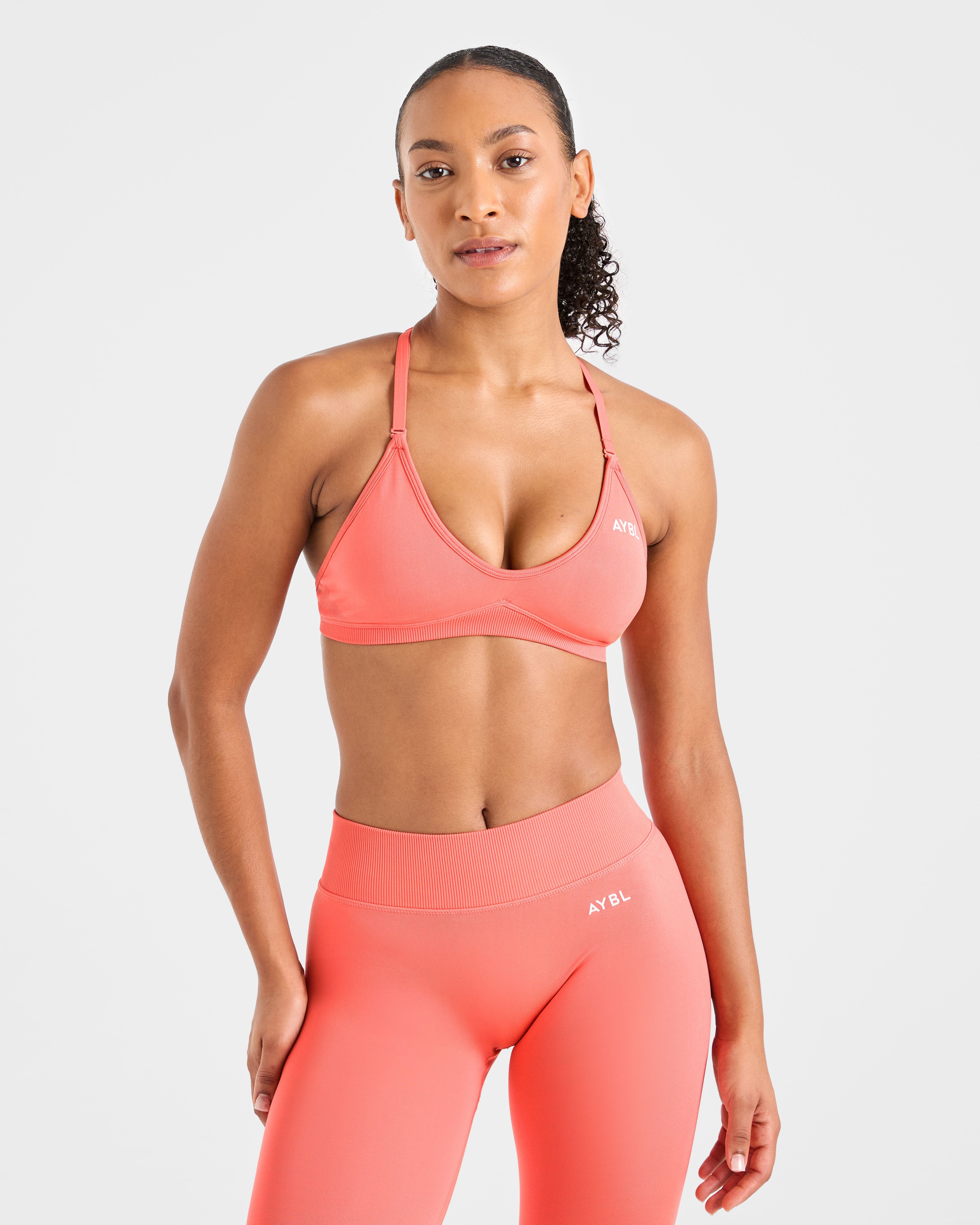 Adapt Bra Deportivo Sin Costuras con Tirantes - Peach de Verano