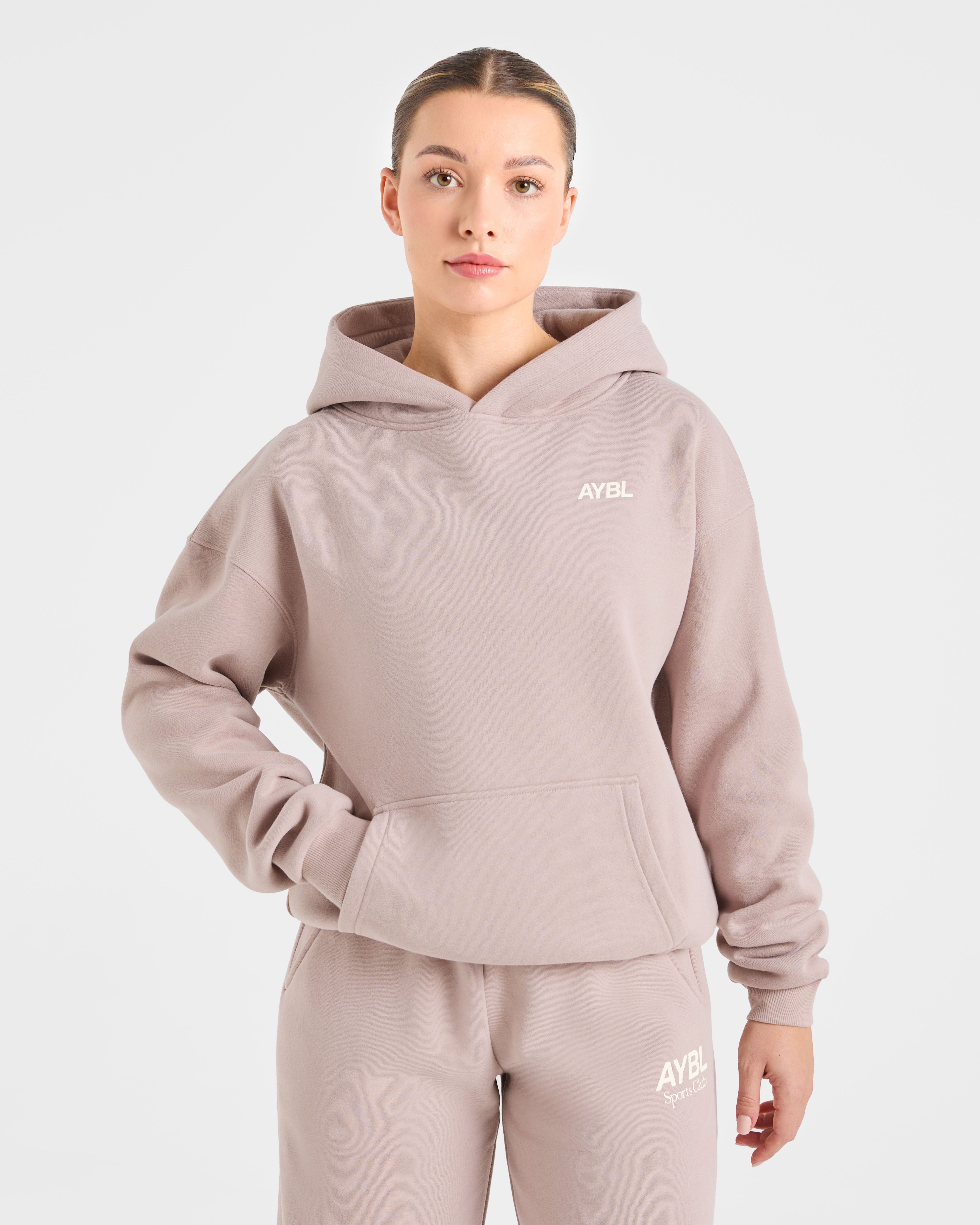 Sudadera AYBL Sports Club Oversized - Mink Pink