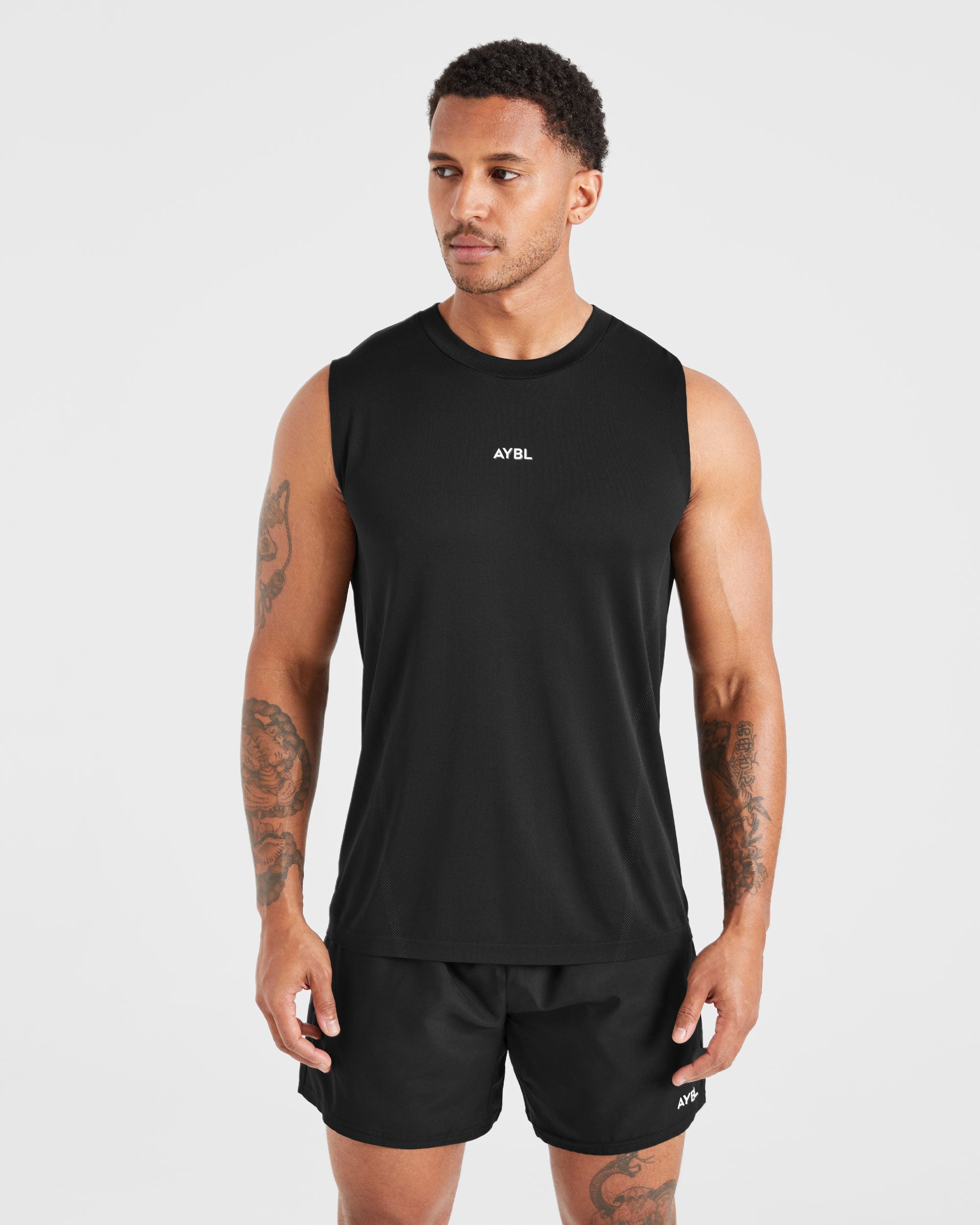 Vestido Sin Costuras Attain - Negro