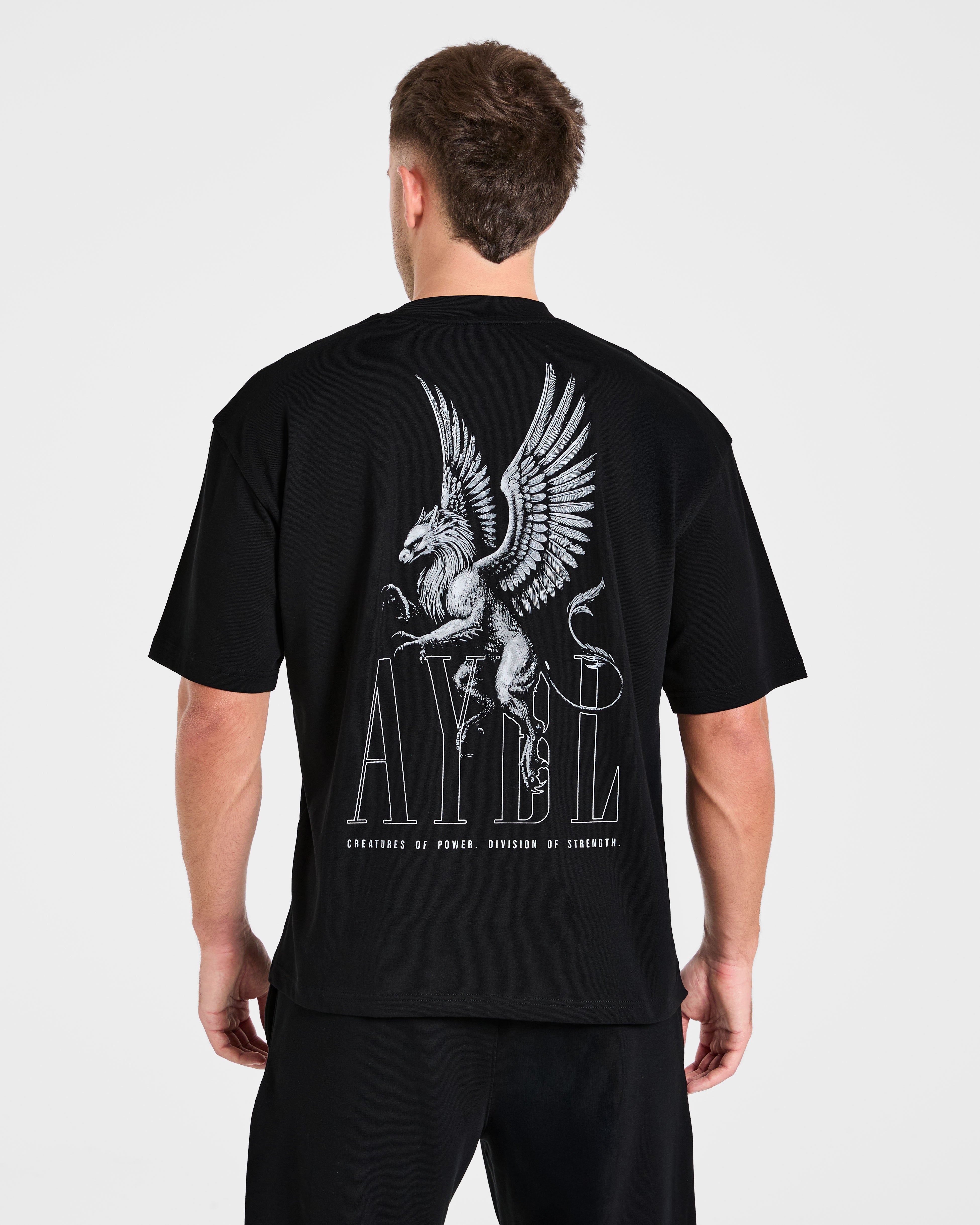 Camiseta Oversized de Creatures of Power - Negro