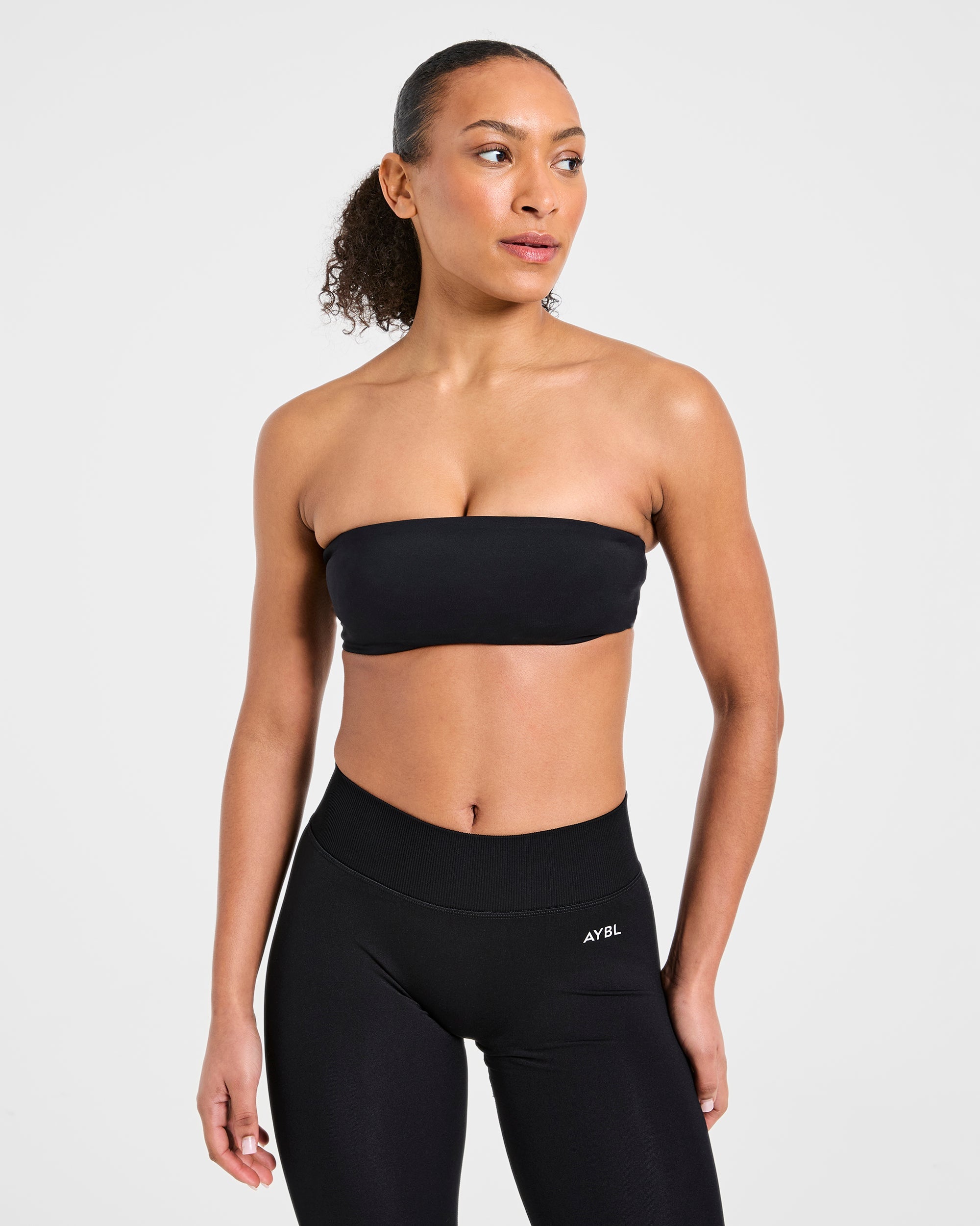 Sports Bra Bandeau Esencial - Negro