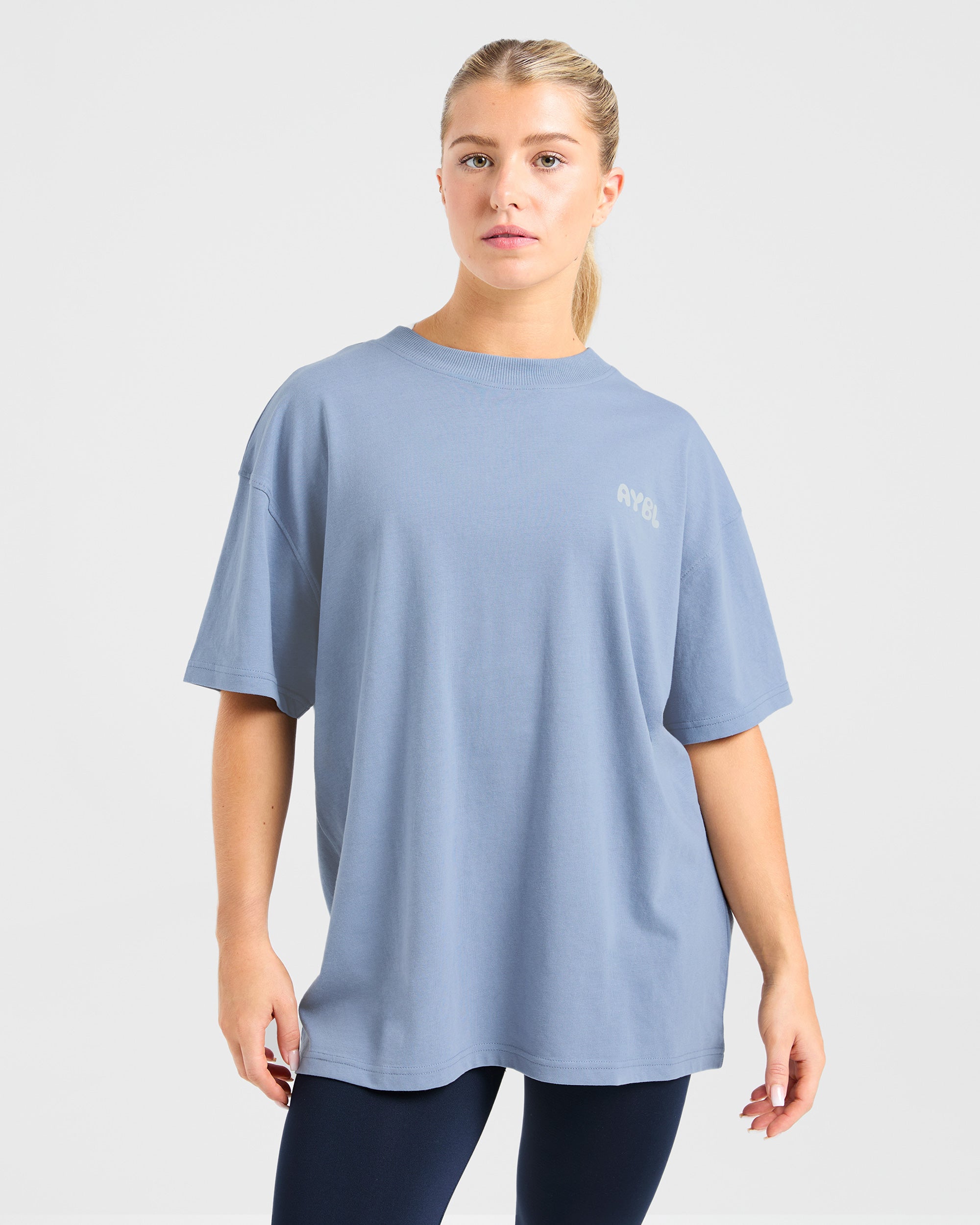 Camiseta Oversized Mind Over Matter V2 - Azul