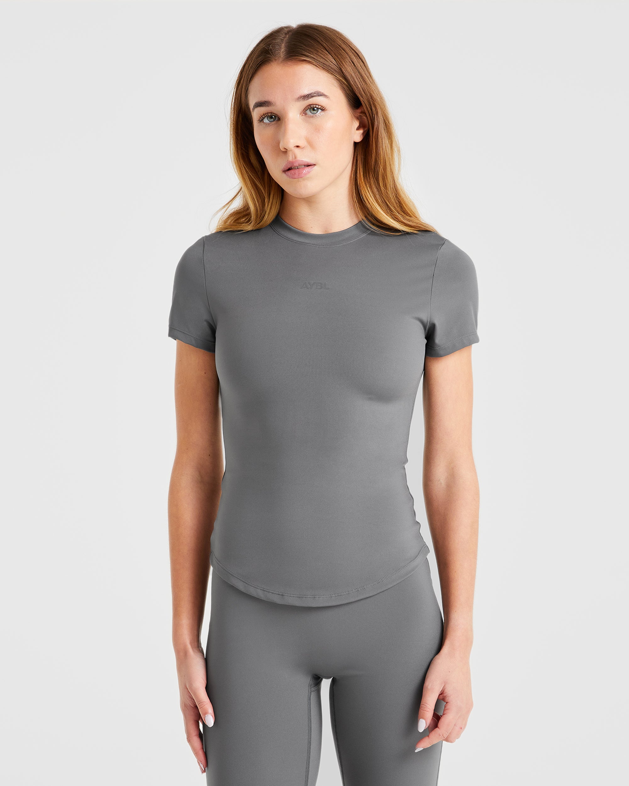 Camiseta Sculpt - Gris carbón